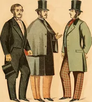 An illustration from Illustrated almanac of fashion. (1863)