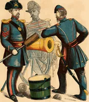 An illustration from Illustrated almanac of fashion. (1863)