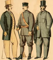 An illustration from Illustrated almanac of fashion. (1863)