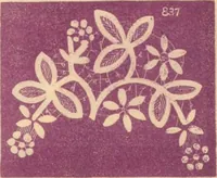 Picture 43 of 51 from Illustrated book of patterns for lace making (1878), leaf 14