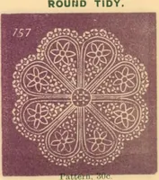 Picture 44 of 51 from Illustrated book of patterns for lace making (1878), leaf 14
