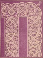 Picture 9 of 51 from Illustrated book of patterns for lace making (1878), leaf 6
