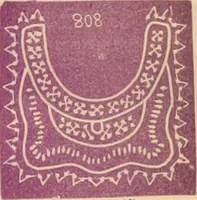Picture 26 of 51 from Illustrated book of patterns for lace making (1878), leaf 9