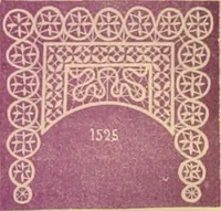 Picture 27 of 51 from Illustrated book of patterns for lace making (1878), leaf 9