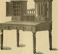 An illustration from Illustrated catalogue of office and library furniture. (1885)