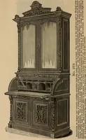 An illustration from Illustrated catalogue of office and library furniture. (1885)