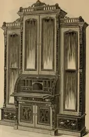 An illustration from Illustrated catalogue of office and library furniture. (1885)