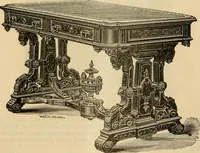 An illustration from Illustrated catalogue of office and library furniture. (1885)