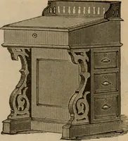 An illustration from Illustrated catalogue of office and library furniture. (1885)