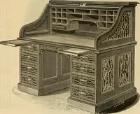 An illustration from Illustrated catalogue of office and library furniture. (1885)
