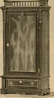 An illustration from Illustrated catalogue of office and library furniture. (1885)