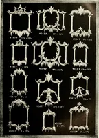An illustration from Illustrated catalogue of period ornaments cast in composition and wood fibre for woodwork-furniture (1900)
