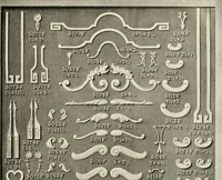 An illustration from Illustrated catalogue of period ornaments cast in composition and wood fibre for woodwork-furniture (1900)
