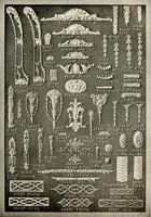 An illustration from Illustrated catalogue of period ornaments cast in composition and wood fibre for woodwork-furniture (1900)