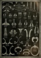 An illustration from Illustrated catalogue of period ornaments cast in composition and wood fibre for woodwork-furniture (1900)