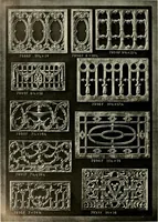An illustration from Illustrated catalogue of period ornaments cast in composition and wood fibre for woodwork-furniture (1900)