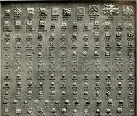 An illustration from Illustrated catalogue of period ornaments cast in composition and wood fibre for woodwork-furniture (1900)