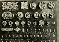 An illustration from Illustrated catalogue of period ornaments cast in composition and wood fibre for woodwork-furniture (1900)