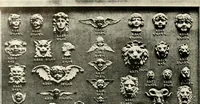 An illustration from Illustrated catalogue of period ornaments cast in composition and wood fibre for woodwork-furniture (1900)