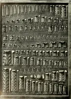 An illustration from Illustrated catalogue of period ornaments cast in composition and wood fibre for woodwork-furniture (1900)