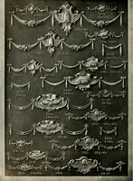 An illustration from Illustrated catalogue of period ornaments cast in composition and wood fibre for woodwork-furniture (1900)