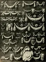 An illustration from Illustrated catalogue of period ornaments cast in composition and wood fibre for woodwork-furniture (1900)