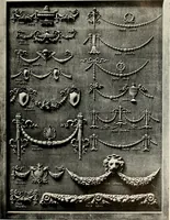 An illustration from Illustrated catalogue of period ornaments cast in composition and wood fibre for woodwork-furniture (1900)
