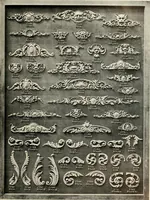 An illustration from Illustrated catalogue of period ornaments cast in composition and wood fibre for woodwork-furniture (1900)