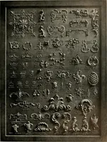 An illustration from Illustrated catalogue of period ornaments cast in composition and wood fibre for woodwork-furniture (1900)