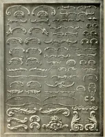 An illustration from Illustrated catalogue of period ornaments cast in composition and wood fibre for woodwork-furniture (1900)