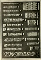 An illustration from Illustrated catalogue of period ornaments cast in composition and wood fibre for woodwork-furniture (1900)