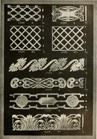 An illustration from Illustrated catalogue of period ornaments cast in composition and wood fibre for woodwork-furniture (1900)