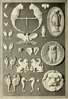 An illustration from Illustrated catalogue of period ornaments cast in composition and wood fibre for woodwork-furniture (1900)