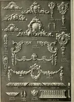 Picture 150 of 177 from Illustrated catalogue of period ornaments cast in composition and wood fibre for woodwork-furniture (1900), leaf 289