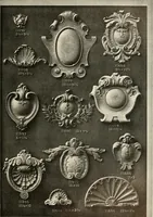 An illustration from Illustrated catalogue of period ornaments cast in composition and wood fibre for woodwork-furniture (1900)