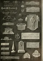 An illustration from Illustrated catalogue of period ornaments cast in composition and wood fibre for woodwork-furniture (1900)