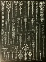 An illustration from Illustrated catalogue of period ornaments cast in composition and wood fibre for woodwork-furniture (1900)