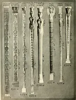 An illustration from Illustrated catalogue of period ornaments cast in composition and wood fibre for woodwork-furniture (1900)