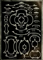 An illustration from Illustrated catalogue of period ornaments cast in composition and wood fibre for woodwork-furniture (1900)