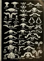 An illustration from Illustrated catalogue of period ornaments cast in composition and wood fibre for woodwork-furniture (1900)
