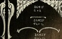 An illustration from Illustrated catalogue of period ornaments cast in composition and wood fibre for woodwork-furniture (1900)