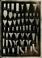 An illustration from Illustrated catalogue of period ornaments cast in composition and wood fibre for woodwork-furniture (1900)