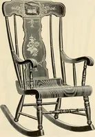An illustration from Illustrated catalogue of the Sheboygan Chair Company. (1889)