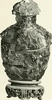 An illustration from Illustrated catalogue of a remarkable collection of ancient oriental imperial treasures of rare artistic distinction, recently procured in China and Japan, to be sold at unrestricted public sale by direction of the well-known firm of Messrs. Yamanaka & Co. .. (1916)