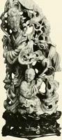 An illustration from Illustrated catalogue of a remarkable collection of ancient oriental imperial treasures of rare artistic distinction, recently procured in China and Japan, to be sold at unrestricted public sale by direction of the well-known firm of Messrs. Yamanaka & Co. .. (1916)