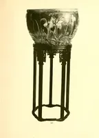An illustration from Illustrated catalogue of a remarkable collection of early Chinese pottery porcelains and bronzes of the Han, T'Ang, Sung, Yuan and Ming dynasties including many mortuary objects which rank in archaeological importance with the specimens found in Egyptian tombs, and other rare objects which are of uncommon interest to connoisseurs, amateurs and art institutions (1912)