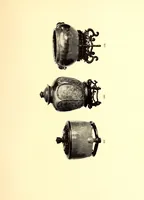 An illustration from Illustrated catalogue of a remarkable collection of early Chinese pottery porcelains and bronzes of the Han, T'Ang, Sung, Yuan and Ming dynasties including many mortuary objects which rank in archaeological importance with the specimens found in Egyptian tombs, and other rare objects which are of uncommon interest to connoisseurs, amateurs and art institutions (1912)
