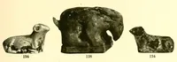 An illustration from Illustrated catalogue of a remarkable collection of early Chinese pottery porcelains and bronzes of the Han, T'Ang, Sung, Yuan and Ming dynasties including many mortuary objects which rank in archaeological importance with the specimens found in Egyptian tombs, and other rare objects which are of uncommon interest to connoisseurs, amateurs and art institutions (1912)