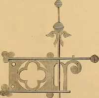 An illustration from Illustrated catalogue and price list of copper weather vanes, bannerets and finials / manufactured by A.B. & W.T. Westervelt. (1883)