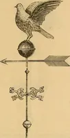 Picture 44 of 141 from Illustrated catalogue and price list of copper weather vanes, bannerets and finials / manufactured by A.B. & W.T. Westervelt. (1883), leaf 32